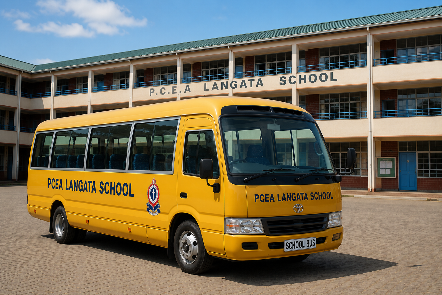 PCEA Langata School transport routine for learners